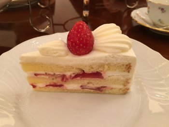 私はショートケーキにしました。