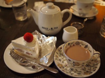 こちらはショートケーキのセット