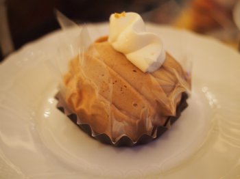 今回はモンブランにしました。