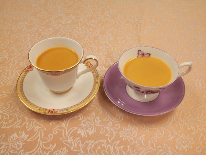 assam milktea3 茶液の色がしっかりしているので、ミルクをいれても美味しそうな色になります。