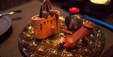 アマン東京ザ・ラウンジbyアマンのアフタヌーンティーのチョコレート