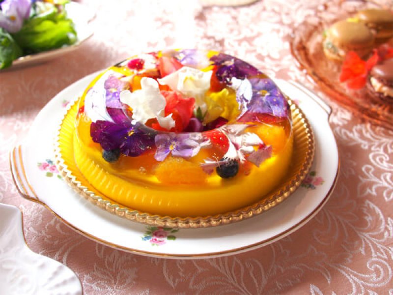 spring flower teaparty sweets2