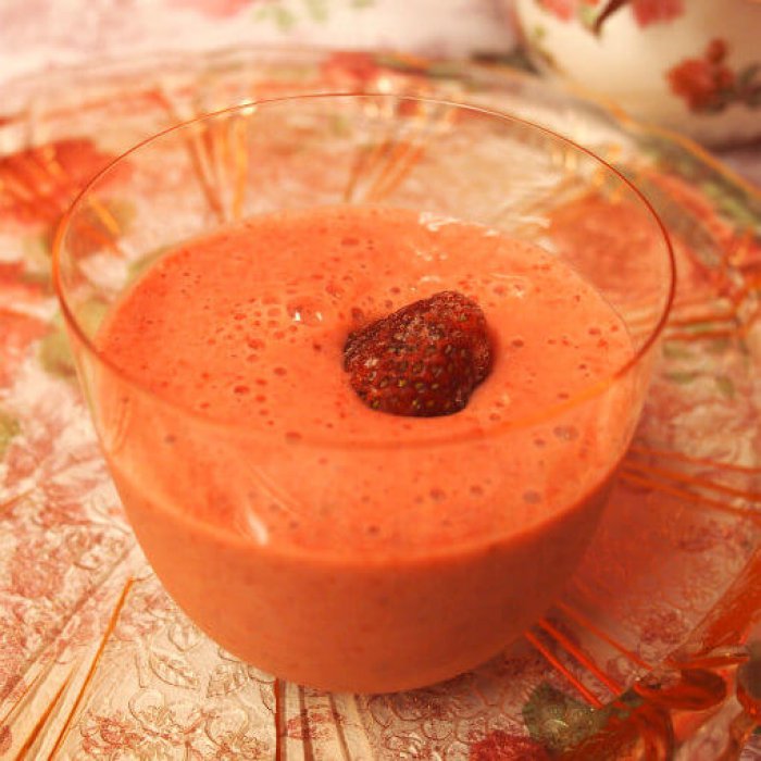 strawberry milk teasmoothie recipe8