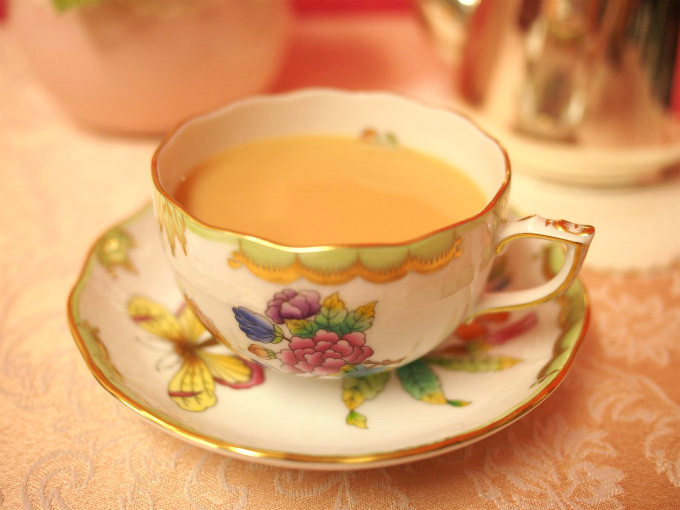 ニルギリはミルクティーにも合う紅茶です。