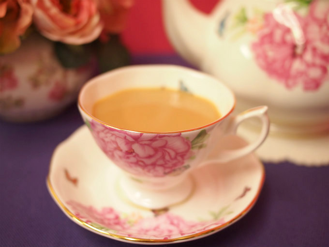ディンブラはミルクティーにしても美味しい紅茶です。