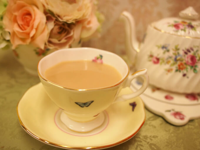 ニルギリはミルクティーにも合う紅茶です。