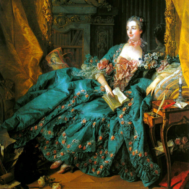 ポンパドゥール夫人（フランソワ・ブーシェ、1756年、アルテ・ピナコテーク蔵）