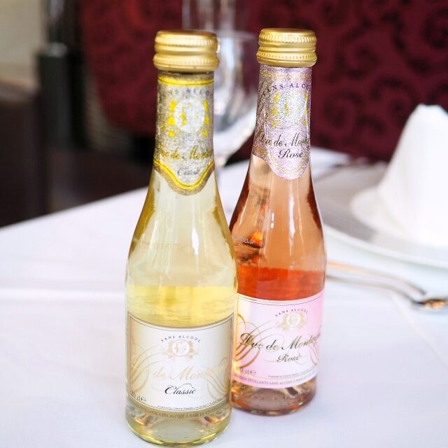 ノンアルコールスパークリングワインは

デュック・ド・モンターニュ か

デュック・ド・モンターニュ ロゼの
どちらかを選べます。
