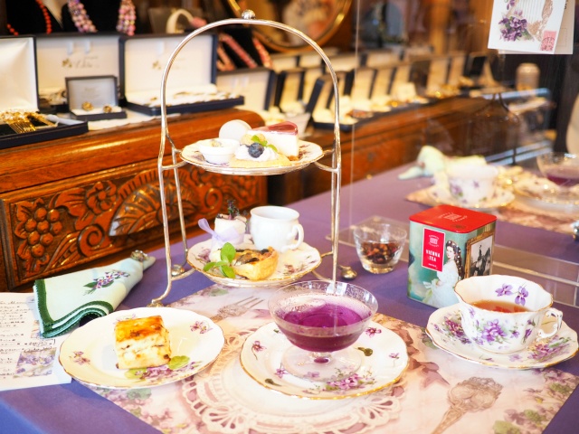 【♡19♡様】 La Violeta すみれのお菓子＆紅茶おまとめセット violetta-sumire-afternoontea01.jpg