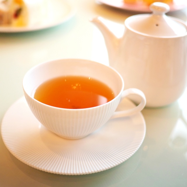 季節の紅茶この日はライチの紅茶でした。