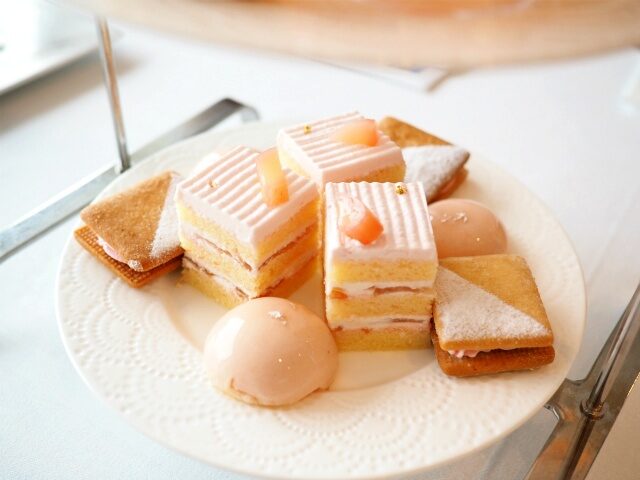 yokohama grand peach afternoontea pastry01