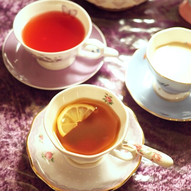 紅茶も美味しい！私はローズティが一番のお気に入り！