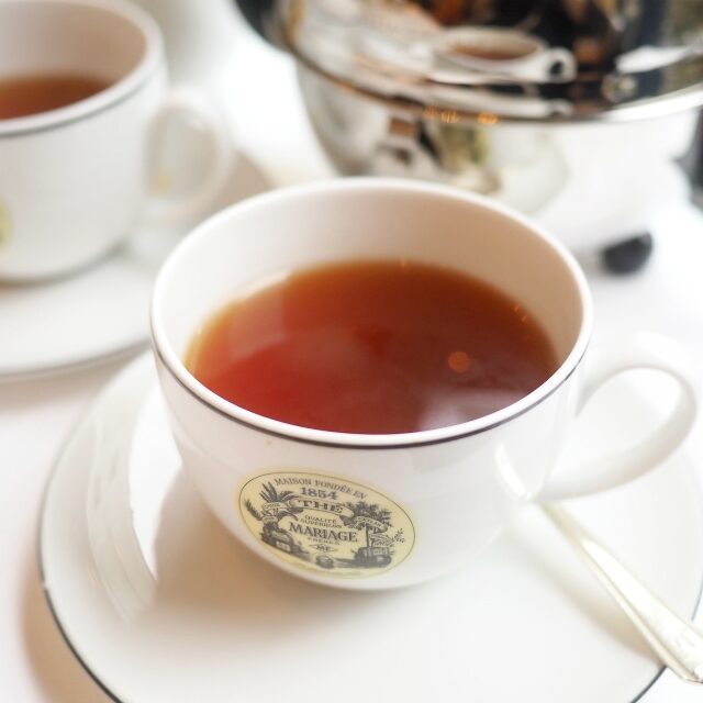 ポムデュ デジール
リンゴの香りの紅茶。マリアージュフレールはシングルフレーバーの紅茶も美味しいです。
